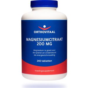 Orthovitaal Magnesiumcitraat 200mg 240 tabletten