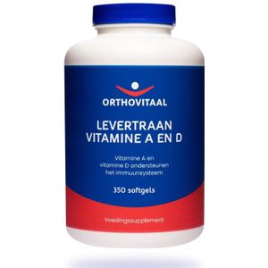 Orthovitaal - Levertraan - Softgel Capsules - Met Vitamine A en D