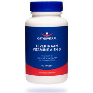 Orthovitaal levertraan vitamine a en d 60 softgels