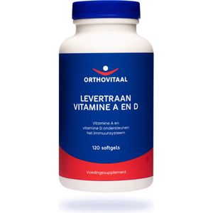 Orthovitaal levertraan vitamine a en d 120 softgels