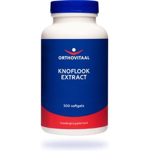 Orthovitaal - Knoflook extract - 500 softgels - Plantenextracten - vegan - voedingssupplement