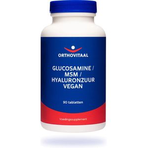 Orthovitaal - Glucosamine/MSM/Hyaluronzuur - 90 tabletten - Glucosamine - vegan - voedingssupplement