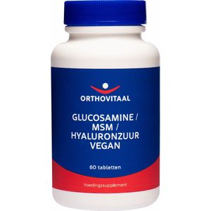 Orthovitaal - Glucosamine/MSM/Hyaluronzuur - 60 tabletten - Glucosamine - vegan - voedingssupplement