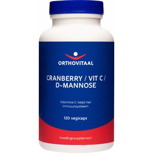 Orthovitaal Cranberry / Vitamine C / D-Mannose 120 Vegetarische capsules