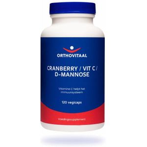 Orthovitaal Cranberry / Vitamine C / D-Mannose 120 Vegetarische capsules