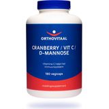 Orthovitaal Cranberry / Vitamine C / D-Mannose 180 Vegetarische capsules