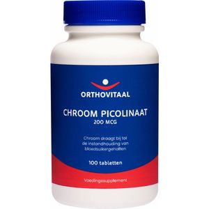 Orthovitaal Chroom picolinaat 100 tabletten