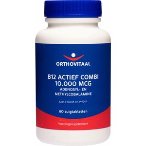 Orthovitaal B12 Actief Combi 10.000mcg 60 zuigtabletten