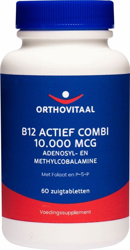 Orthovitaal B12 Actief Combi 10.000mcg 60 zuigtabletten