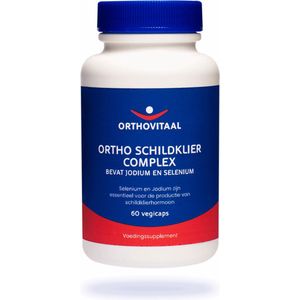 Orthovitaal Ortho schildklier complex met jodium uit kelp 60 Vegetarische capsules