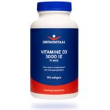 Orthovitaal Vitamine D3 3000 IE 180 softgels