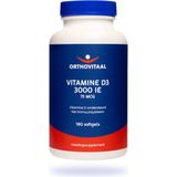 Orthovitaal Vitamine D3 3000 IE 180 softgels