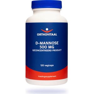 Orthovitaal - D-Mannose 500mg - 120 vegicaps - Vitaminen - vegan - voedingssupplement