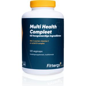 Fittergy Supplements - Multi Health Compleet - 120 vegicaps - Multi vitaminen mineralen - vegan - voedingssupplement