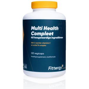Fittergy Supplements - Multi Health Compleet - 120 vegicaps - Multi vitaminen mineralen - vegan - voedingssupplement