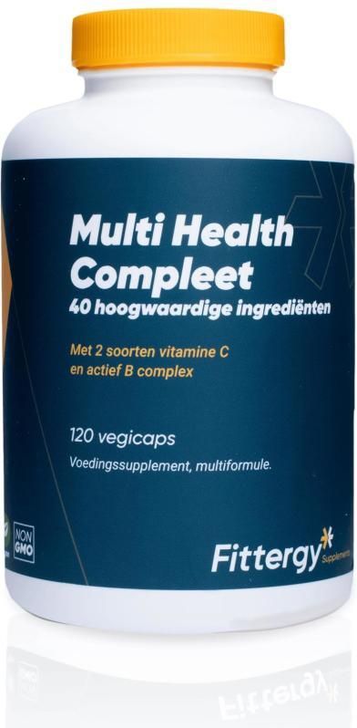 Fittergy Supplements - Multi Health Compleet - 120 vegicaps - Multi vitaminen mineralen - vegan - voedingssupplement