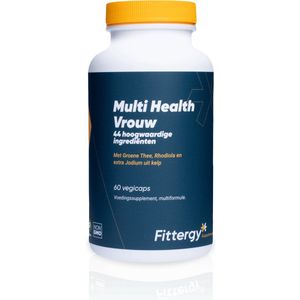 Fittergy Supplements - Multi Health Vrouw - 60 vegicaps - Multi vitaminen mineralen - vegan - voedingssupplement