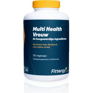 Fittergy Supplements - Multi Health Vrouw - 120 vegicaps - Multi vitaminen mineralen - vegan - voedingssupplement