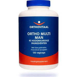 Orthovitaal - Ortho Multi Man - 120 vegicaps - Multi vitaminen mineralen - vegan - voedingssupplement