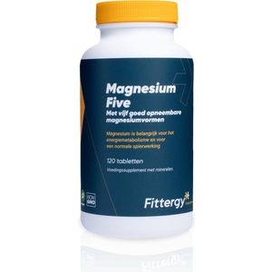 Fittergy Supplements Magnesium Five 120 tabletten
