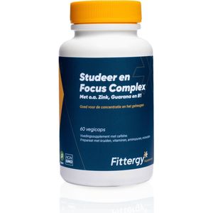 Fittergy Supplements Studeer En Focus Complex 60 vegacapsules