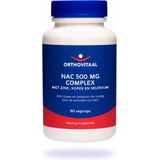 Orthovitaal NAC 500mg Complex Met Zink Koper Selenium 60 vegacapsules