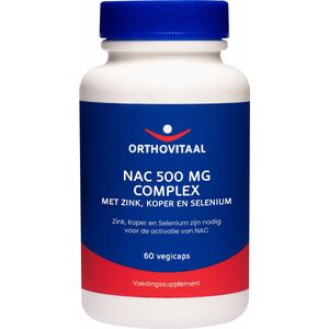 Orthovitaal NAC 500mg Complex Met Zink Koper Selenium 60 vegacapsules