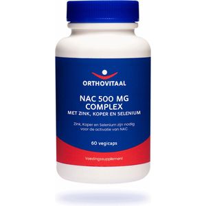 Orthovitaal NAC 500mg Complex Met Zink Koper Selenium 60 vegacapsules