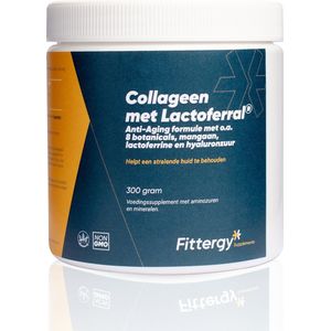 Fittergy - Collageen met Lactoferral - Voedingssupplement - 200 Gram