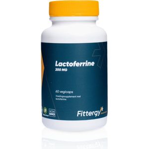 Fittergy Supplements - Lactoferrine 200 mg - 60 vegicaps - Vitaminen - voedingssupplement