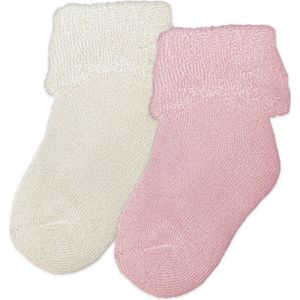 iN ControL 4pack TERRY babysokjes - roze