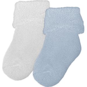 iN ControL 4pack TERRY babysokjes white/blue