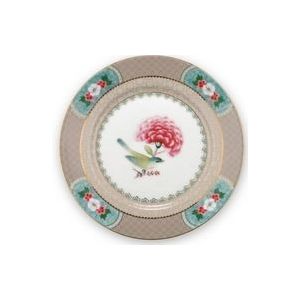 Kuchenteller Pip Studio Blushing Birds Khaki 17 cm (6er Set)
