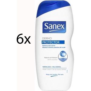 6 x Sanex Dermo Protector Douchecreme 6 x 1 L = 6 L