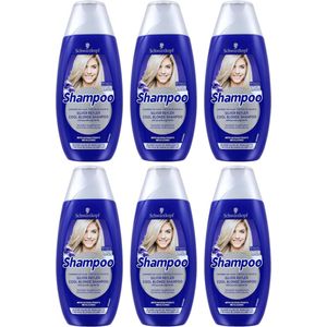 Schwarzkopf Reflex Silver Shampoo 250 ml - 6 stuks - Voordeelverpakking
