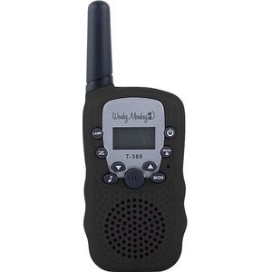 Wonky Monkey Walkie Talkie Voor Kinderen Zwart (wt-335bl)