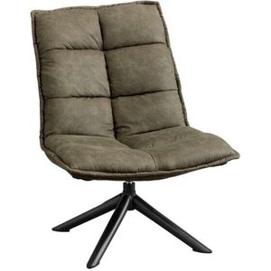 GM Fauteuil Lucas Microleder Groen - Microleder