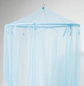 Deconet klamboe - Bangla - Topring 65cm /1250cm omtrek BLAUW - 1-2 pers