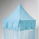 Deconet klamboe Castle - Topframe 50x50cm/ 1250cm Omtrek LichtBlauw- 1- 2 pers