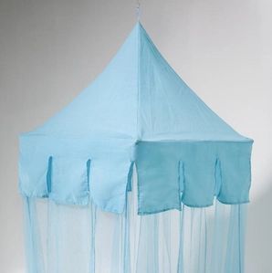 Deconet klamboe Castle - Topframe 50x50cm/ 1250cm Omtrek LichtBlauw- 1- 2 pers