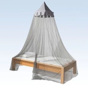 Deconet klamboe Castle - Topframe 50x50cm/ 1250cm Omtrek GRIJS- 1- 2 pers