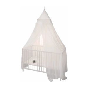 Deconet Bamboestof Baby klamboe Castle - topframe 40x40cm/ 800cm omtrek WIT - baby