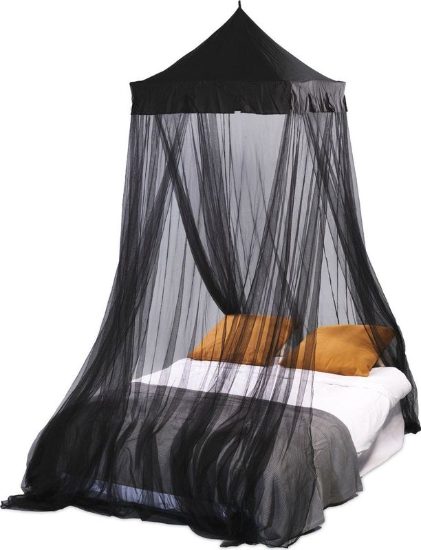 Deconet klamboe Castle XXL - Topframe 90x90cm / 14.Meter Omtrek ZWART 2 pers