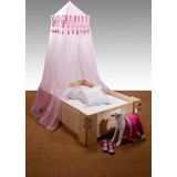 Deconet klamboe - Crusader- Topframe 60cm x 1250cm Omtrek- ROZE/ FUCHSIA 1pers