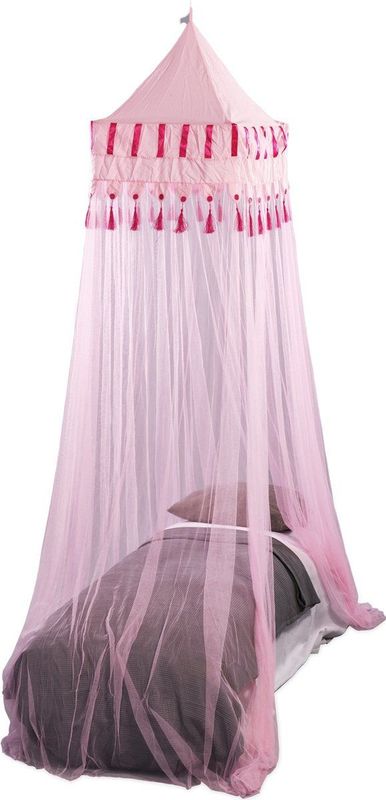 Deconet klamboe - Crusader- Topframe 60cm x 1250cm Omtrek- ROZE/ FUCHSIA 1pers