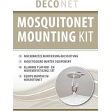 Deconet Kleefhaak set - per 6 - wit