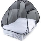 Deconet - Pop-up Klamboetent II - Zwart - Geschikt voor 2-persoonsbed