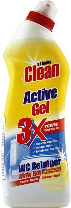 At Home - Lemon Power - Toiletreiniger - 750ml - 3-in-1 Formule