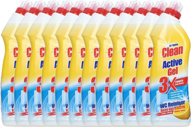At Home Toiletreiniger Lemon - Voordeelverpakking 12 x 750 ml