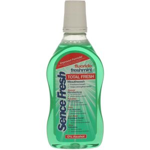 SenceFresh - Mondwater - Freshmint - Zonder Alcohol - Geschikt voor Gezin